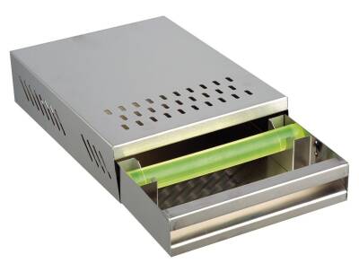 Biradlı Grovy GRV-354 Paslanmaz Kahve Posa Tablası - 1