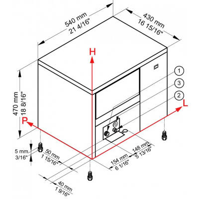Brema IC 18 Küp Buz Makinesi, 22 kg/gün - 2