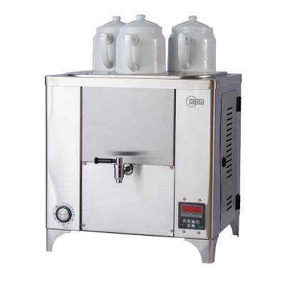 Çayista QGSE3I Qarabag Çay Makinesi, 3 Demlikli, 23 L, Elektrikli, Inox - 1