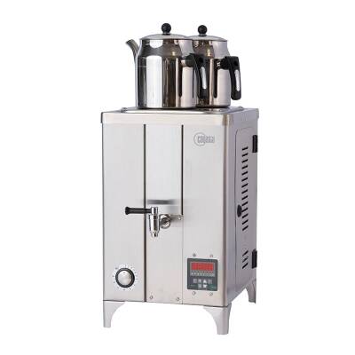 Çayista QQSE2I QerQüQ Çay Makinesi, 2 Demlikli, 13 L, Elektrikli, Inox - 1