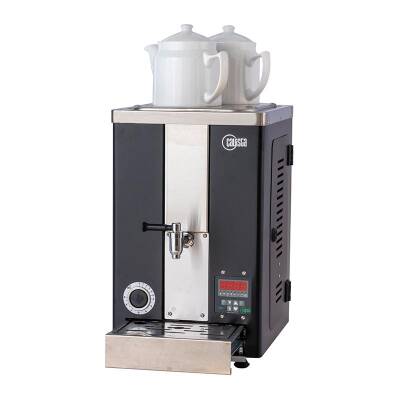 Çayista QQSE2S QerQüQ Çay Makinesi, 2 Demlikli, 13 L, Elektrikli, Siyah - 1