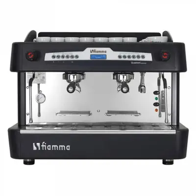 Fiamma Quadrant 2 DSP TC Espresso Kahve Makinesi, 2 Gruplu, Siyah - 1