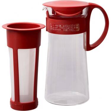 Hario Soğuk Kahve Demleme Sürahisi 0.6 L Kırmızı - 2