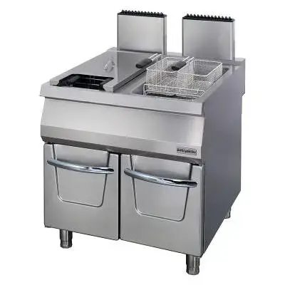 Öztiryakiler 900 Seri Fritöz Dolaplı Gazlı 80*90*85, 22 + 22 Litre - 1