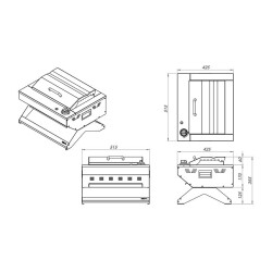 Remta R132 Profesyonel Pleyt Barbekü, Gazlı (Tüplü) - 3