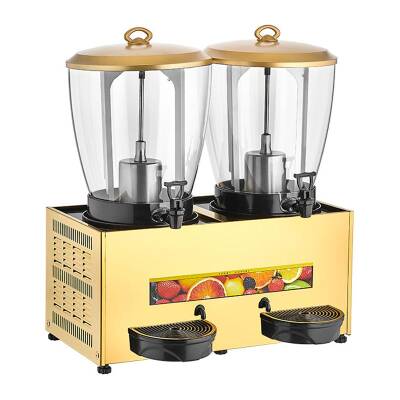 Remta ST29 Elegance Şerbet ve Ayran Soğutucu, 2 Hazneli, Şerbet+Ayran, 21+21 L, Gold - 1