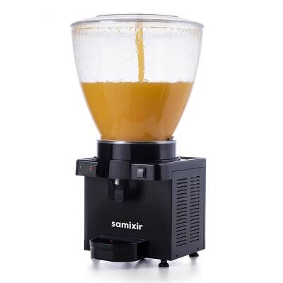 Samixir S40.DB Panaromik Dijital Soğuk İçecek Dispenseri, 40 L, Siyah - 1