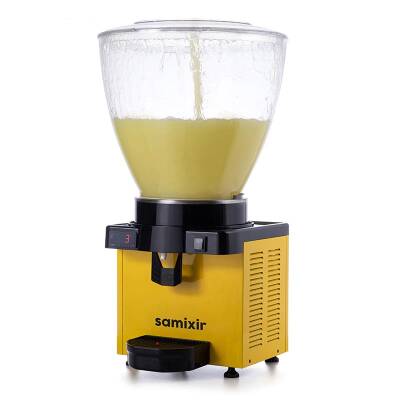 Samixir S40.DY Panaromik Dijital Soğuk İçecek Dispenseri, 40 L, Sarı - 1