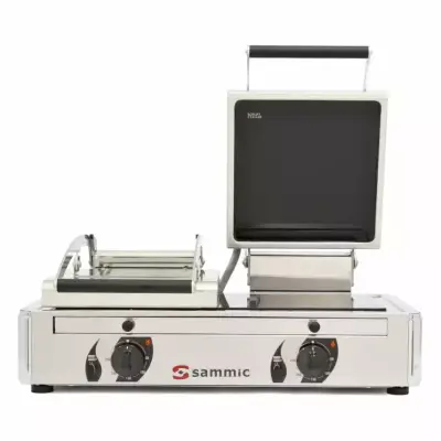 Sammic GV-10L Vitro Seramik Cam Yüzey Tost Makinesi, Çift Kapaklı - 1