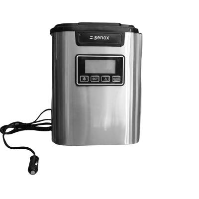 Senox BZ12 Araç & Karavan Hazneli Küp Buz Makinesi, 12 kg/gün Kapasiteli - 2
