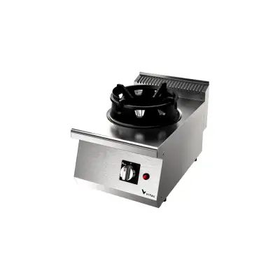 Vital 600 Seri GKW6010 Gazlı Wok Ocak 1 Brülörlü (400x630x280) - 1