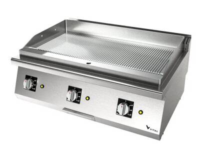 Vital EPI6030R 600 Seri Nervürlü Yüzeyli Elektrikli Izgara (900x630x280) - 1