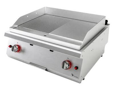 Vital EPI7020SR 700 Seri Nervürlü + Düz Yüzeyli Elektrikli Izgara (800x730x280) - 1