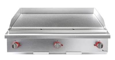 Vital EPI7030R 700 Seri Elektrikli Pleyt Izgara Nervürlü Yüzeyli (1200x730x280) - 2