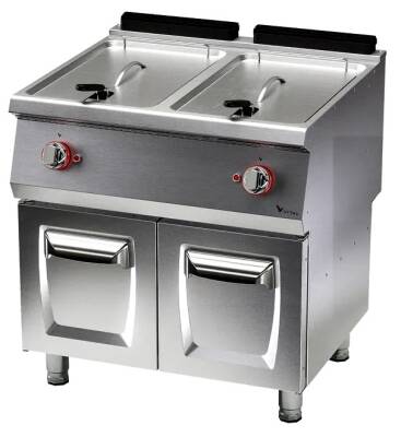 Vital GFP7020 700 Seri Gazlı Fritöz Dolaplı (800x730x850) 20 Litre Kapasiteli - 1