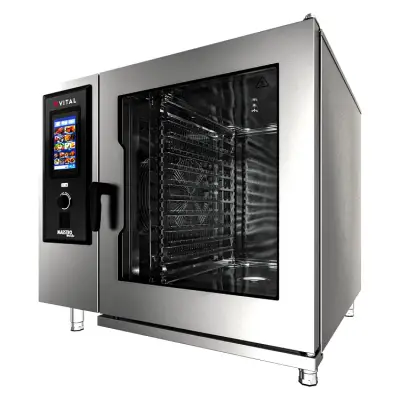 Vital MAESTRO 102E-TOUCH Elektrikli Kombi Fırın, 10 x GN 2/1 Tepsi Kapasitesi - 1