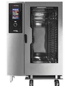 Vital MAESTRO 202G-TOUCH Gazlı Kombi Fırın, 20 x GN 2/1 Tepsi Kapasitesi - 1
