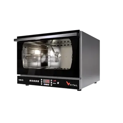 Vital NEVO-04E Konveksiyonlu Dijital Patisserie Fırın, 40x60 cm 4 Tepsi Kapasiteli, Elektrikli - 1