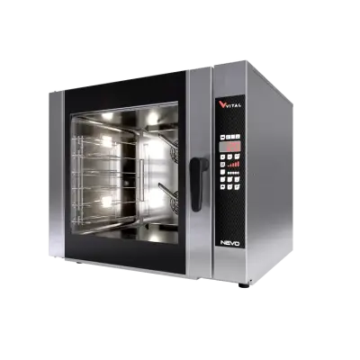 Vital NEVO-06E Konveksiyonlu Dijital Patisserie Fırın, 40x60 cm 6 Tepsi Kapasiteli, Elektrikli - 1