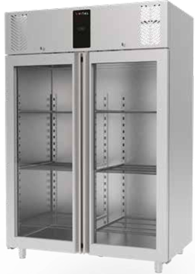Vital VBD 140B-G Dik Tip İki Cam Kapılı Buzdolabı , 1400 Lt - 1