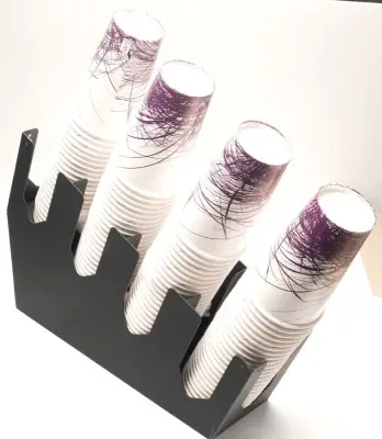 VNX Karton Bardaklık 4 Bölmeli, 16 OZ - 1
