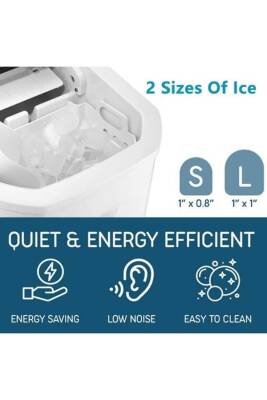 Vosco Eko Set Üstü Buz Makinesi 12 Kg Beyaz - 3