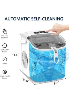 Vosco Eko Set Üstü Buz Makinesi 12 Kg Beyaz - 5