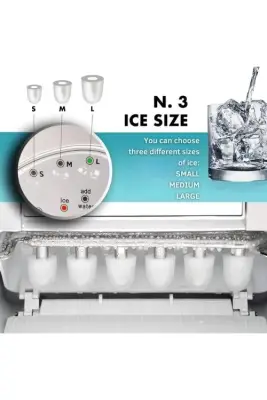 Vosco VHZB-20/A Set Üstü Buz Makinesi 20 Kg - 6
